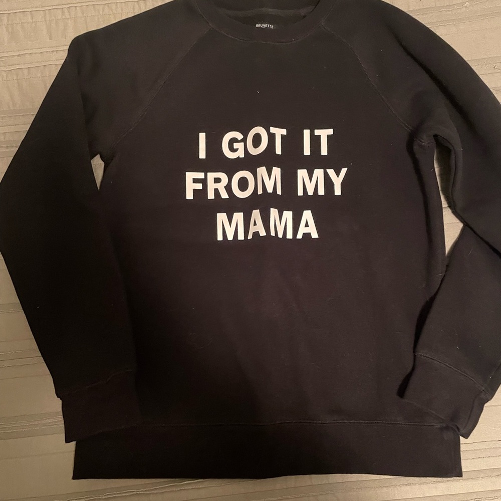 Brunette The Label Black Sweatshirt